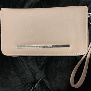 Blush pink steve madden wallet